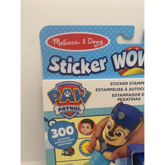 Melissa & Doug Paw Patrol Sticker WOW! 300 Stickers & Stamper Activity Book - Picture 2 of 3